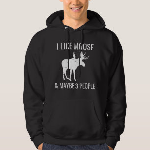 Ik vind elanden leuk & Misschien een grappig intro Hoodie