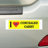 IK VIND GECONCEALISEERD CARRY BUMPERSTICKER (Op auto)