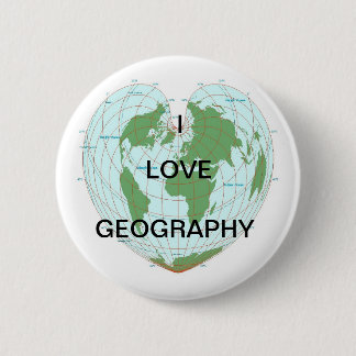 IK VIND GEOGRAPHY-toets Ronde Button 5,7 Cm