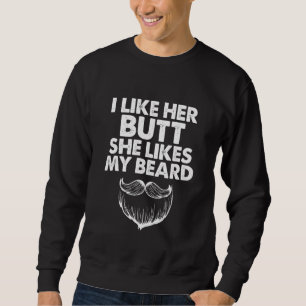 Ik vind haar kont leuk, zij vindt mijn baard leuk, trui