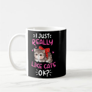 Ik vind het echt leuk dat Cats Cute Cat Koffiemok