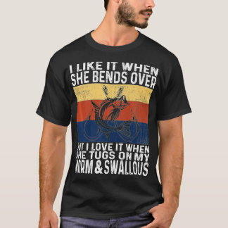 Ik vind het leuk als ze over schimnij Vist T-shirt