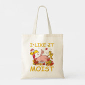 Ik vind het leuk dat het een boeiende grappige Tur Tote Bag (Achterkant)