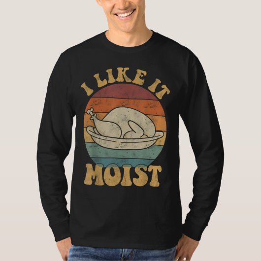 Ik vind het leuk dat het een boeiende Thanksgiving T-shirt (Voorkant)