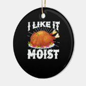 Ik vind het leuk dat het een moistische Thanksgivi Keramisch Ornament (Links)