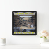 Ik vind het leuk dat Pistolen ermee omgaan Vierkante Klok (Huis)