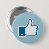 Ik vind het leuk. ronde button 7,6 cm (Voorkant /achterkant)