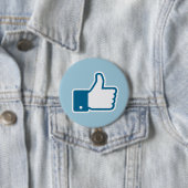 Ik vind het leuk. ronde button 7,6 cm (In situ)