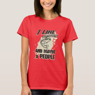 IK VIND HET VISSEND EN MOGELIJK 3 MENSEN T-SHIRT