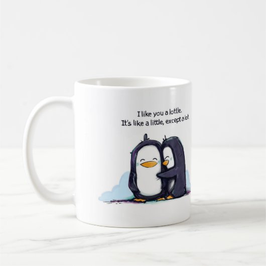 Ik vind je een kleine pinguïn, Mok (Links)
