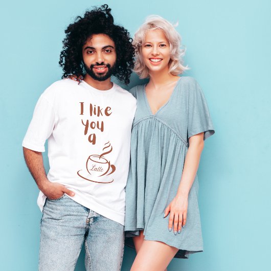 Ik vind je een latte T-shirt