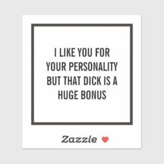 Ik vind je leuk om je persoonlijkheid, maar... (aa sticker
