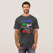 Ik vind je leuk tot | t-shirt (Voorkant volledig)