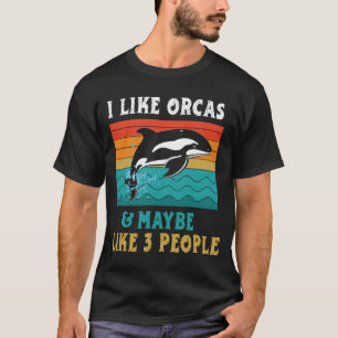 Ik vind K-Pop leuk en misschien 3 personen Kpop Zu T-shirt