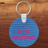 IK VIND KNITING VEEL SLEUTELHANGER (Voorkant)