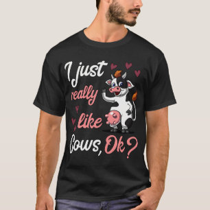 Ik vind koeien gewoon echt leuk t-shirt
