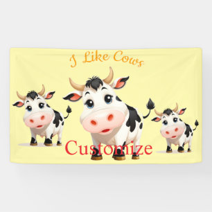 Ik vind koeien leuk Art Thunder_Cove Spandoek