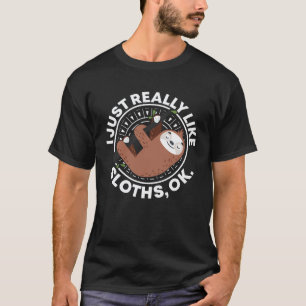 Ik vind luiaards echt leuk Luiaard T-shirt