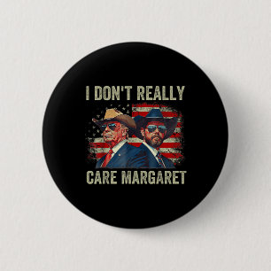 Ik vind Margaret Funny Trump en Vance niet erg Ronde Button 5,7 Cm