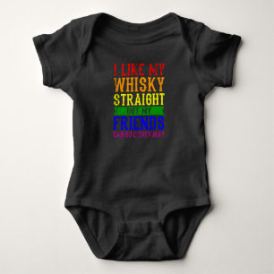 IK VIND MIJN WITTE LGBT Pride Month LGBTQ Romper