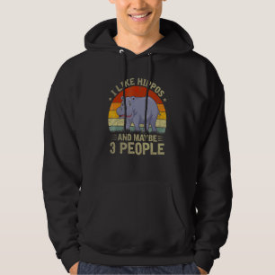 Ik vind nijlpaarden leuk en misschien 3 mensen Coo Hoodie