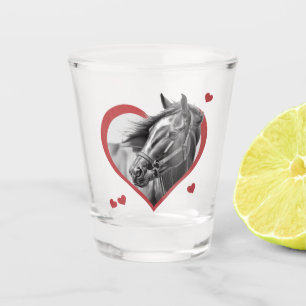 Ik vind paarden leuk nieuw 2 shot glas