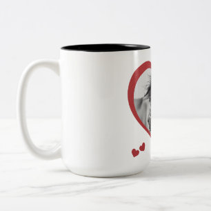 Ik vind paarden leuk nieuwe 2 tweekleurige koffiemok