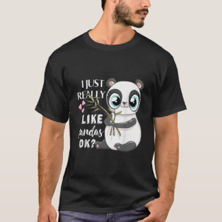 Ik vind panda's echt leuk ok panda t-shirt