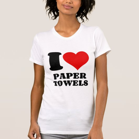 IK VIND PAPIERTOWELS VEEL T-SHIRT (Voorkant)