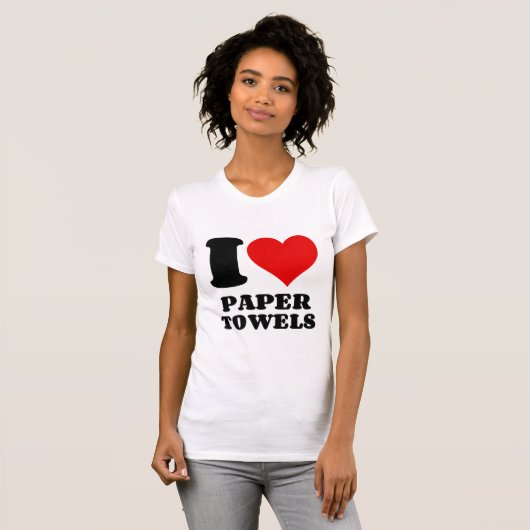 IK VIND PAPIERTOWELS VEEL T-SHIRT (Voorkant volledig)