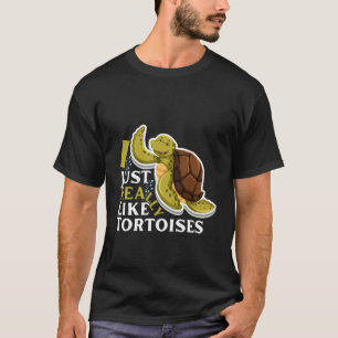 Ik vind schildpadden echt leuk t-shirt