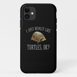 Ik vind schildpadden gewoon echt leuk, oké? iPhone 11 hoesje