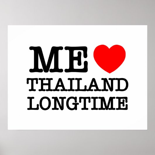 IK VIND THAILAND LANGTIME POSTER (Voorkant)