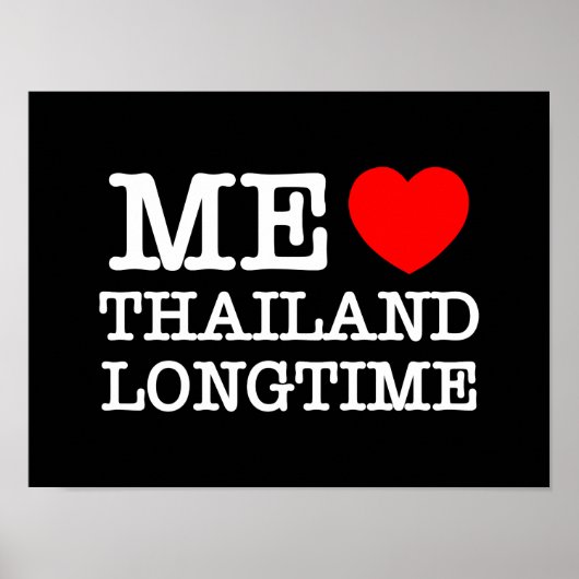 IK VIND THAILAND LANGTIME POSTER (Voorkant)