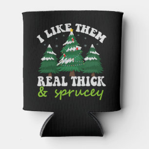 Ik vind ze echt dik en sprankelend leuk Kerstmis Blikjeskoeler