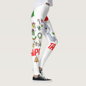Ik vind ze echt dik _ Sprucey Funny Christmas T Leggings (Rechts)