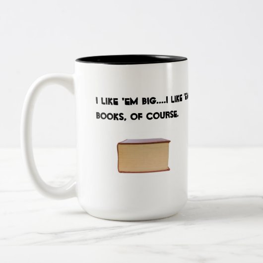 Ik vind ze groot tweekleurige koffiemok (Links)