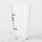 Ik vis omdat volwassen zijn moeilijk is... - Vist  Glas (Links)