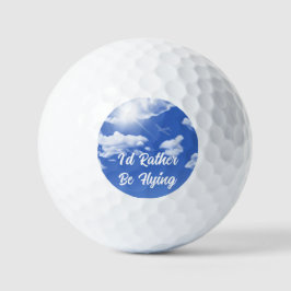"Ik vlieg liever" Sky Plane golfballen
