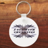 Ik vlieg met CHEYWINGS Sleutelhanger (Voorkant)