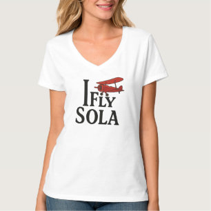 Ik vlieg Sola: Fearless Wings T-shirt