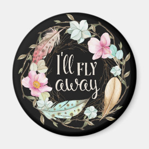 Ik vlieg weg - Christelijke hymne magneet