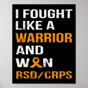 Ik vocht als een krijger en won RSD - CRPS Poster