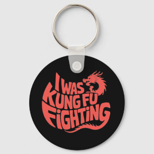 Ik vocht met kung fu sleutelhanger