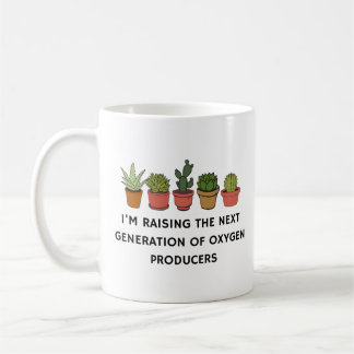 Ik voed de volgende generatie zuurstofproducenten koffiemok