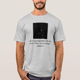 Ik voel consistentie met de sterren. De.. T-shirt