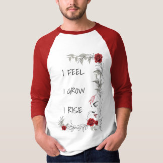 Ik voel dat ik groei, ik kom op Mental Sterkte Cad T-shirt