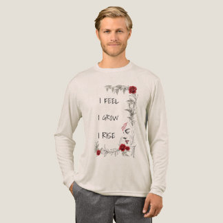 Ik voel dat ik groei, ik kom op Mentale Kracht Cad Tri-Blend Shirt