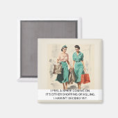 Ik voel een Spree komen Funny Retro 50s Gezegde Magneet (Voorkant / Achterkant)