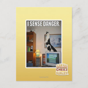 Ik voel gevaar briefkaart